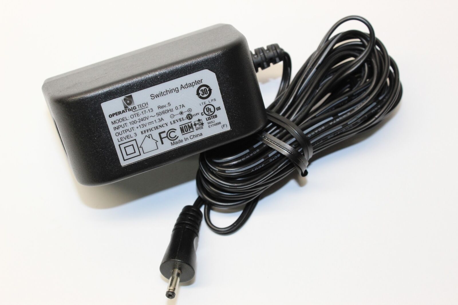 New 13V 1.3A Operating Tech OTE-17-13 Power Supply Ac Adapter